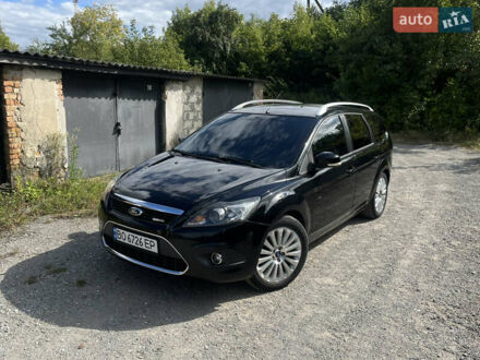 Черный Форд Фокус, объемом двигателя 1.6 л и пробегом 220 тыс. км за 5850 $, фото 1 на Automoto.ua