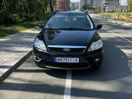 Черный Форд Фокус, объемом двигателя 1.6 л и пробегом 189 тыс. км за 5850 $, фото 1 на Automoto.ua