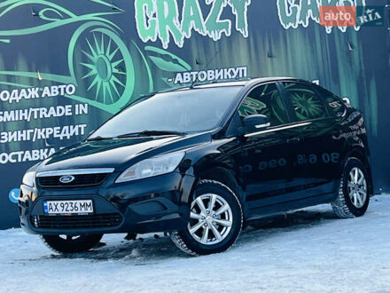 Черный Форд Фокус, объемом двигателя 1.6 л и пробегом 224 тыс. км за 5300 $, фото 1 на Automoto.ua