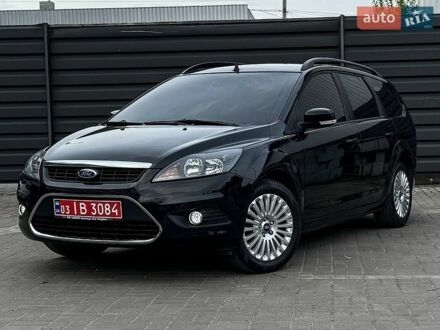 Черный Форд Фокус, объемом двигателя 1.6 л и пробегом 190 тыс. км за 6750 $, фото 1 на Automoto.ua