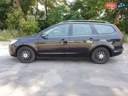 Черный Форд Фокус, объемом двигателя 1.6 л и пробегом 191 тыс. км за 5850 $, фото 1 на Automoto.ua