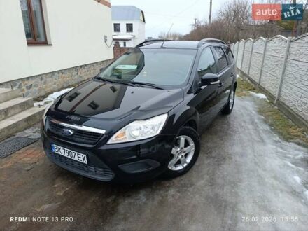 Черный Форд Фокус, объемом двигателя 1.6 л и пробегом 234 тыс. км за 5250 $, фото 1 на Automoto.ua