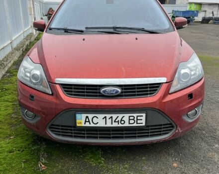 Красный Форд Фокус, объемом двигателя 2 л и пробегом 225 тыс. км за 3000 $, фото 1 на Automoto.ua