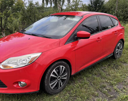 Красный Форд Фокус, объемом двигателя 2 л и пробегом 196 тыс. км за 6500 $, фото 1 на Automoto.ua