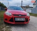 Красный Форд Фокус, объемом двигателя 2 л и пробегом 130 тыс. км за 7450 $, фото 1 на Automoto.ua