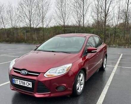 Красный Форд Фокус, объемом двигателя 2 л и пробегом 160 тыс. км за 6450 $, фото 1 на Automoto.ua