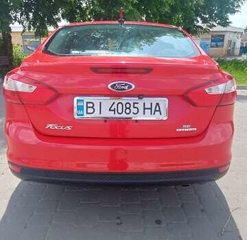 Красный Форд Фокус, объемом двигателя 2 л и пробегом 100 тыс. км за 7700 $, фото 4 на Automoto.ua