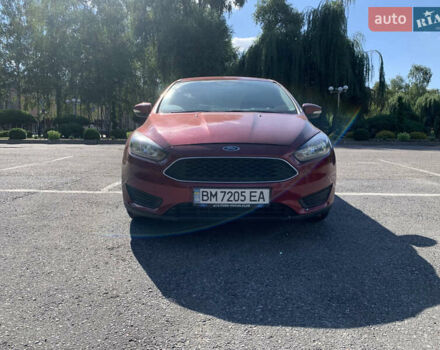 Красный Форд Фокус, объемом двигателя 2 л и пробегом 150 тыс. км за 8500 $, фото 1 на Automoto.ua
