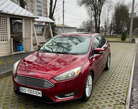 Красный Форд Фокус, объемом двигателя 2 л и пробегом 110 тыс. км за 10350 $, фото 1 на Automoto.ua