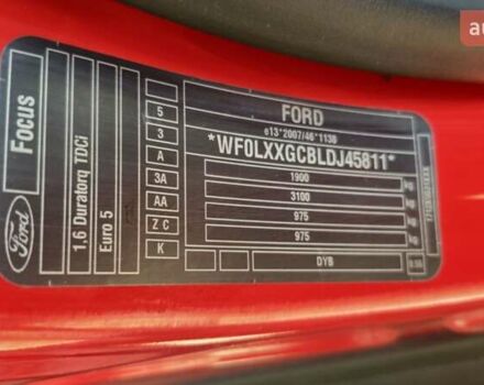 Красный Форд Фокус, объемом двигателя 1.6 л и пробегом 307 тыс. км за 7500 $, фото 24 на Automoto.ua