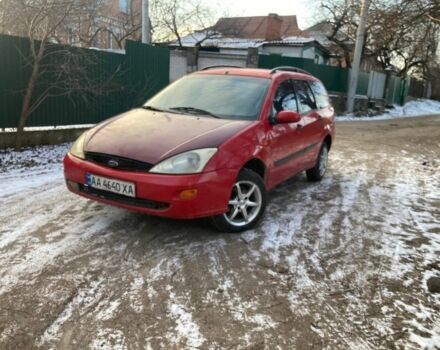 Красный Форд Фокус, объемом двигателя 1.6 л и пробегом 223 тыс. км за 1400 $, фото 1 на Automoto.ua
