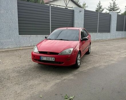 Красный Форд Фокус, объемом двигателя 1.8 л и пробегом 190 тыс. км за 1800 $, фото 1 на Automoto.ua