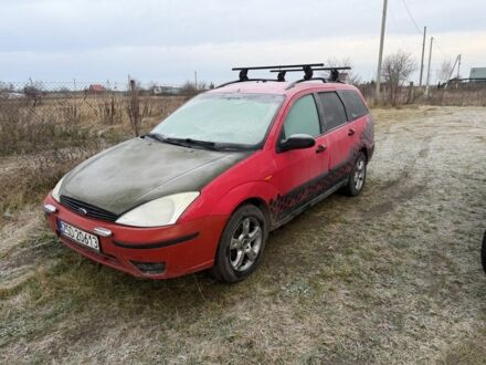 Красный Форд Фокус, объемом двигателя 1.8 л и пробегом 350 тыс. км за 999 $, фото 1 на Automoto.ua