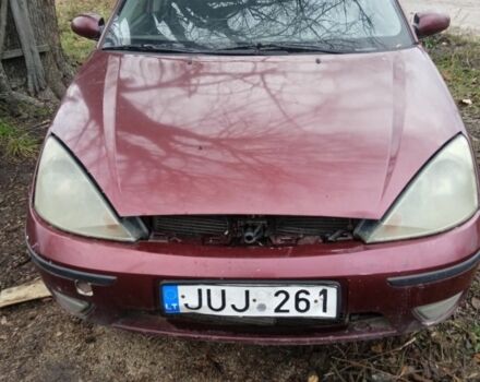 Красный Форд Фокус, объемом двигателя 1.8 л и пробегом 300 тыс. км за 300 $, фото 1 на Automoto.ua