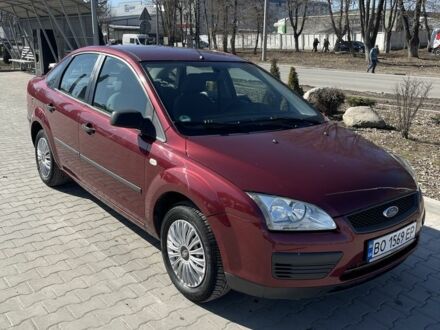 Форд Фокус 2005 в Тернополе на Automoto.ua Красный Форд Фокус, объемом двигателя 1.6 л и пробегом 185 тыс. км за 3850 $, фото 1 на Automoto.ua