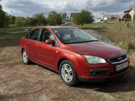Форд Фокус 2006 в Смеле на Automoto.ua Красный Форд Фокус, объемом двигателя 2 л и пробегом 470 тыс. км за 2150 $, фото 1 на Automoto.ua