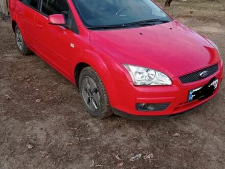 Форд Фокус 2007 в Заречном на Automoto.ua Красный Форд Фокус, объемом двигателя 1.6 л и пробегом 230 тыс. км за 4500 $, фото 1 на Automoto.ua