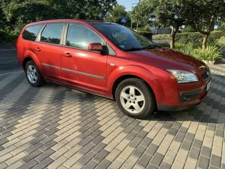 Форд Фокус 2007 в Черкассах на Automoto.ua Красный Форд Фокус, объемом двигателя 1.6 л и пробегом 196 тыс. км за 5400 $, фото 1 на Automoto.ua