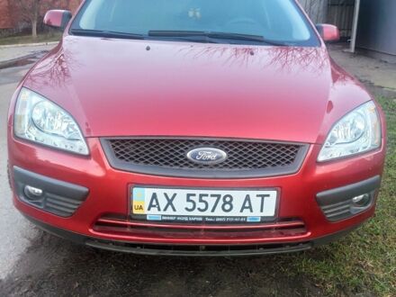 Червоний Форд Фокус, об'ємом двигуна 1.6 л та пробігом 74 тис. км за 6800 $, фото 1 на Automoto.ua