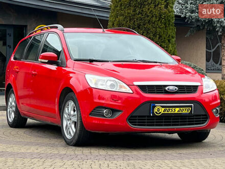 Красный Форд Фокус, объемом двигателя 1.56 л и пробегом 209 тыс. км за 6500 $, фото 1 на Automoto.ua