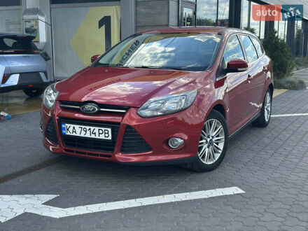 Красный Форд Фокус, объемом двигателя 1.56 л и пробегом 317 тыс. км за 7250 $, фото 1 на Automoto.ua