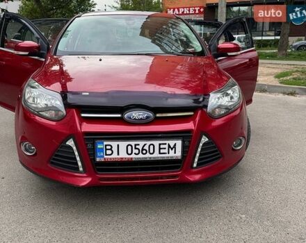 Красный Форд Фокус, объемом двигателя 1.6 л и пробегом 150 тыс. км за 7500 $, фото 1 на Automoto.ua