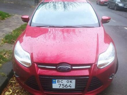 Красный Форд Фокус, объемом двигателя 2 л и пробегом 173 тыс. км за 7700 $, фото 1 на Automoto.ua