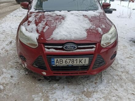 Красный Форд Фокус, объемом двигателя 2 л и пробегом 167 тыс. км за 8900 $, фото 1 на Automoto.ua