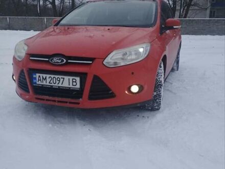 Красный Форд Фокус, объемом двигателя 1.6 л и пробегом 212 тыс. км за 5800 $, фото 1 на Automoto.ua