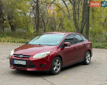 Красный Форд Фокус, объемом двигателя 2 л и пробегом 150 тыс. км за 7200 $, фото 1 на Automoto.ua
