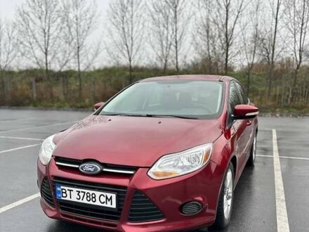 Красный Форд Фокус, объемом двигателя 2 л и пробегом 160 тыс. км за 6450 $, фото 1 на Automoto.ua