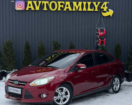 Красный Форд Фокус, объемом двигателя 2 л и пробегом 195 тыс. км за 6699 $, фото 1 на Automoto.ua