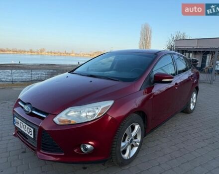 Красный Форд Фокус, объемом двигателя 2 л и пробегом 158 тыс. км за 6950 $, фото 1 на Automoto.ua