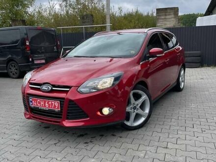 Красный Форд Фокус, объемом двигателя 1.6 л и пробегом 215 тыс. км за 8500 $, фото 1 на Automoto.ua