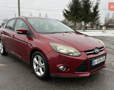 Красный Форд Фокус, объемом двигателя 2 л и пробегом 139 тыс. км за 8159 $, фото 1 на Automoto.ua