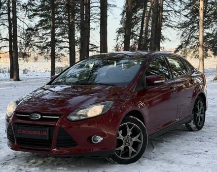 Красный Форд Фокус, объемом двигателя 2 л и пробегом 146 тыс. км за 8200 $, фото 1 на Automoto.ua