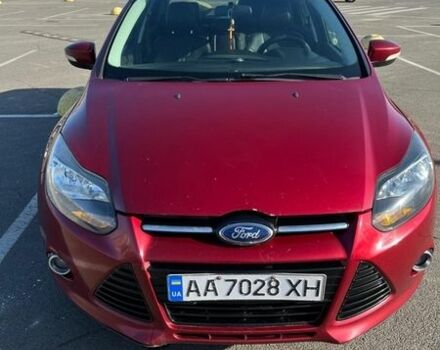 Красный Форд Фокус, объемом двигателя 2 л и пробегом 211 тыс. км за 6800 $, фото 1 на Automoto.ua