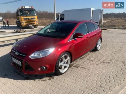 Красный Форд Фокус, объемом двигателя 2 л и пробегом 112 тыс. км за 8500 $, фото 1 на Automoto.ua
