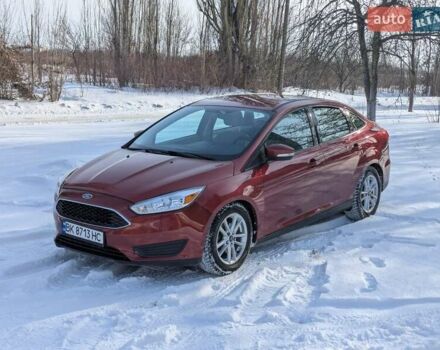 Красный Форд Фокус, объемом двигателя 2 л и пробегом 190 тыс. км за 6550 $, фото 1 на Automoto.ua