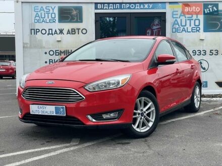 Форд Фокус 2015 в Киеве на Automoto.ua Красный Форд Фокус, объемом двигателя 2 л и пробегом 121 тыс. км за 7490 $, фото 1 на Automoto.ua