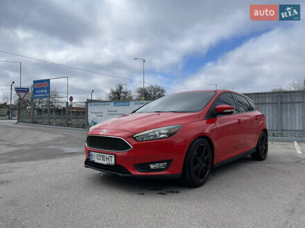 Красный Форд Фокус, объемом двигателя 2 л и пробегом 197 тыс. км за 8500 $, фото 1 на Automoto.ua