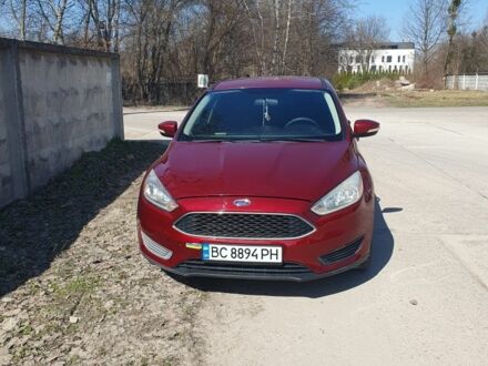 Красный Форд Фокус, объемом двигателя 2 л и пробегом 180 тыс. км за 7600 $, фото 1 на Automoto.ua