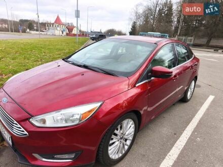 Красный Форд Фокус, объемом двигателя 2 л и пробегом 198 тыс. км за 10500 $, фото 1 на Automoto.ua