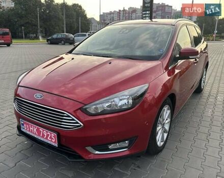 Червоний Форд Фокус, об'ємом двигуна 1.5 л та пробігом 239 тис. км за 10990 $, фото 1 на Automoto.ua