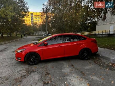 Красный Форд Фокус, объемом двигателя 2 л и пробегом 181 тыс. км за 10000 $, фото 1 на Automoto.ua