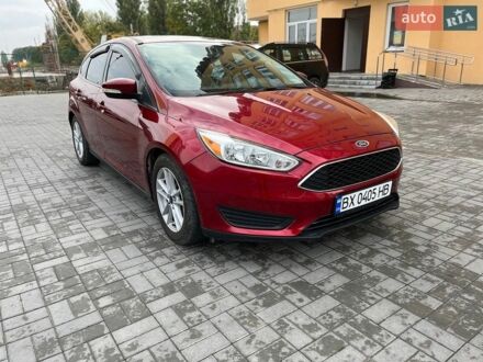 Красный Форд Фокус, объемом двигателя 2 л и пробегом 160 тыс. км за 8600 $, фото 1 на Automoto.ua