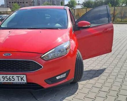 Красный Форд Фокус, объемом двигателя 2 л и пробегом 150 тыс. км за 8500 $, фото 1 на Automoto.ua
