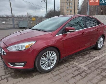 Красный Форд Фокус, объемом двигателя 2 л и пробегом 148 тыс. км за 8500 $, фото 1 на Automoto.ua