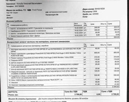 Форд Фокус, объемом двигателя 2 л и пробегом 228 тыс. км за 8000 $, фото 27 на Automoto.ua