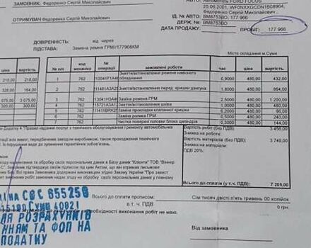 Серый Форд Фокус, объемом двигателя 1.8 л и пробегом 178 тыс. км за 3300 $, фото 8 на Automoto.ua